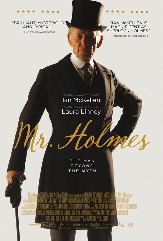 

Постер к фильму "Мистер Холмс" (Mr. Holmes) Оригинальный 68,6x101,6 см