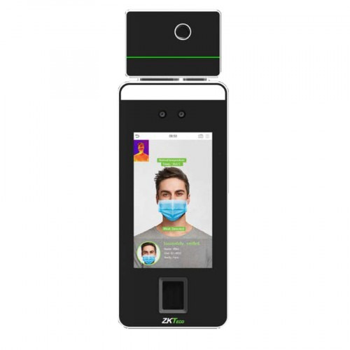 

ZKTeco SpeedFace-V5L[TI] Imaging Temperature Detection Terminal, Белый