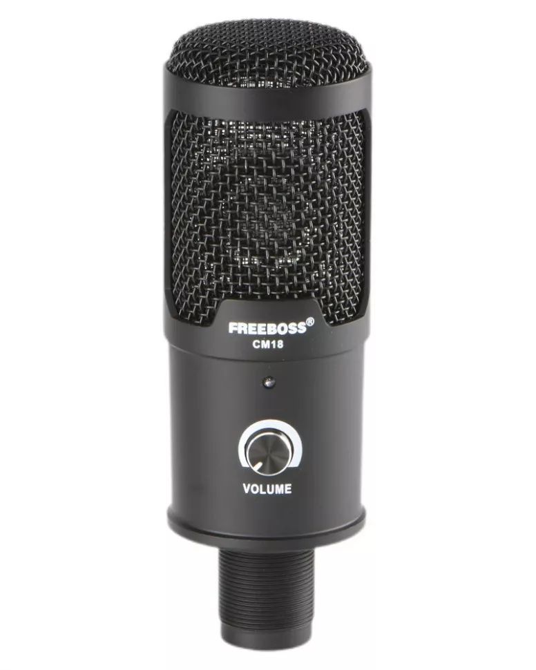 

Микрофон FREEBOSS CM18 черный, CM18