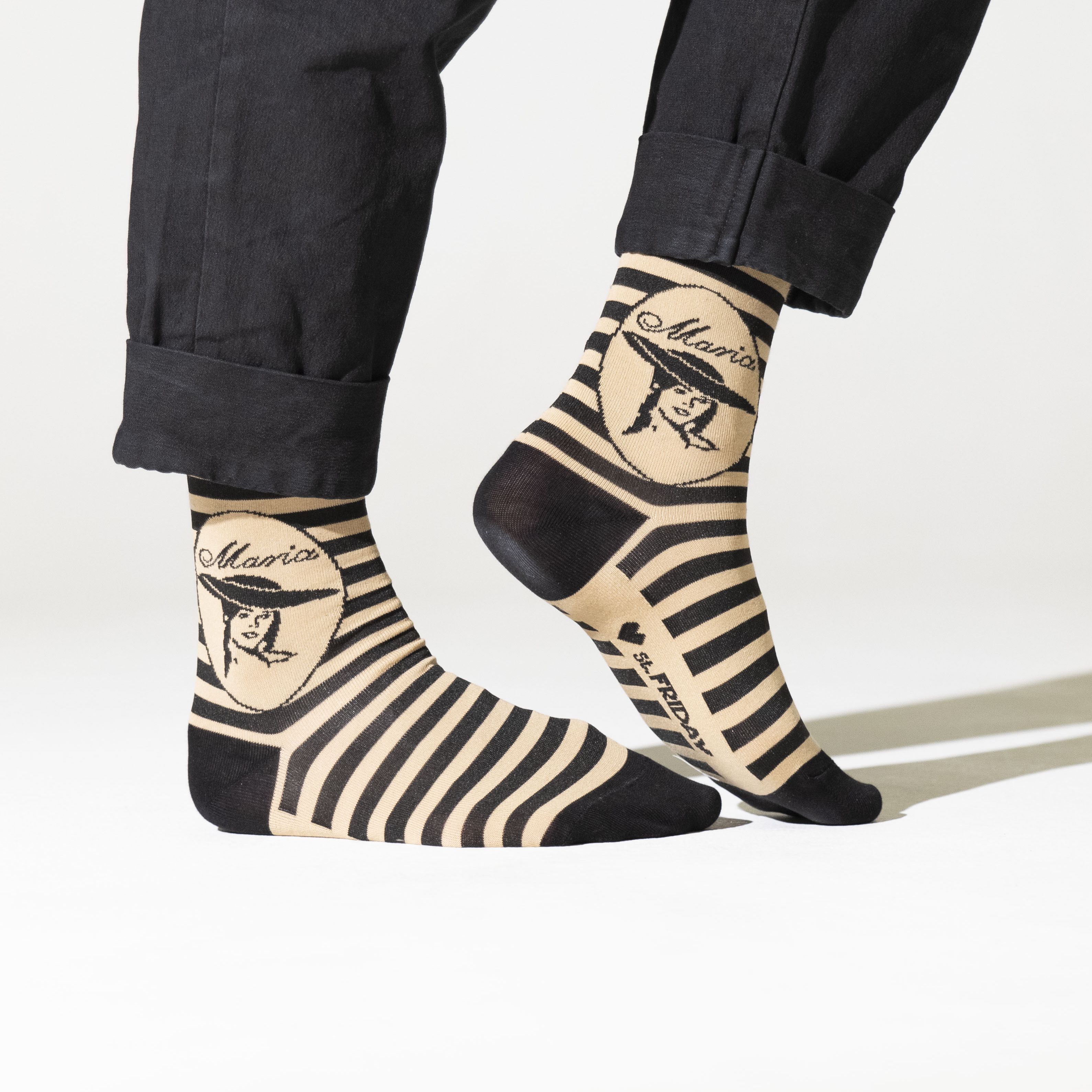 

Носки унисекс St. Friday Socks 90е-1226-01/19 коричневые; бежевые, Коричневый;бежевый, 90е-1226-01/19