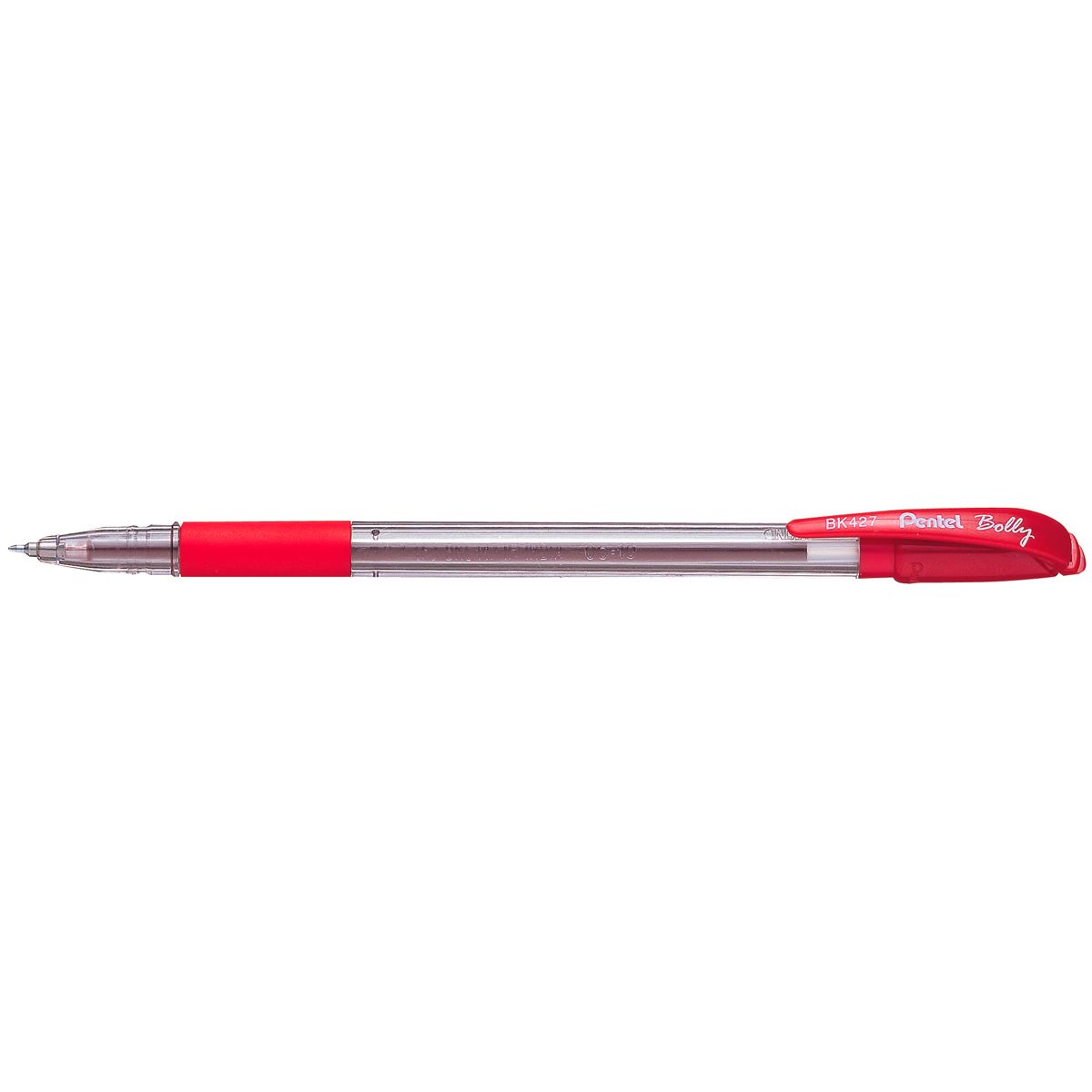 

Ручка шариковая 12 шт. Pentel Bolly d 0.7 мм BK427-B цвет чернил: красный, BK427-B
