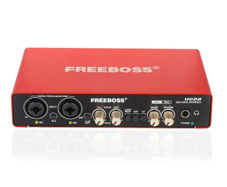 

Звуковая карта FREEBOSS UC22 2.0 USB, UC22