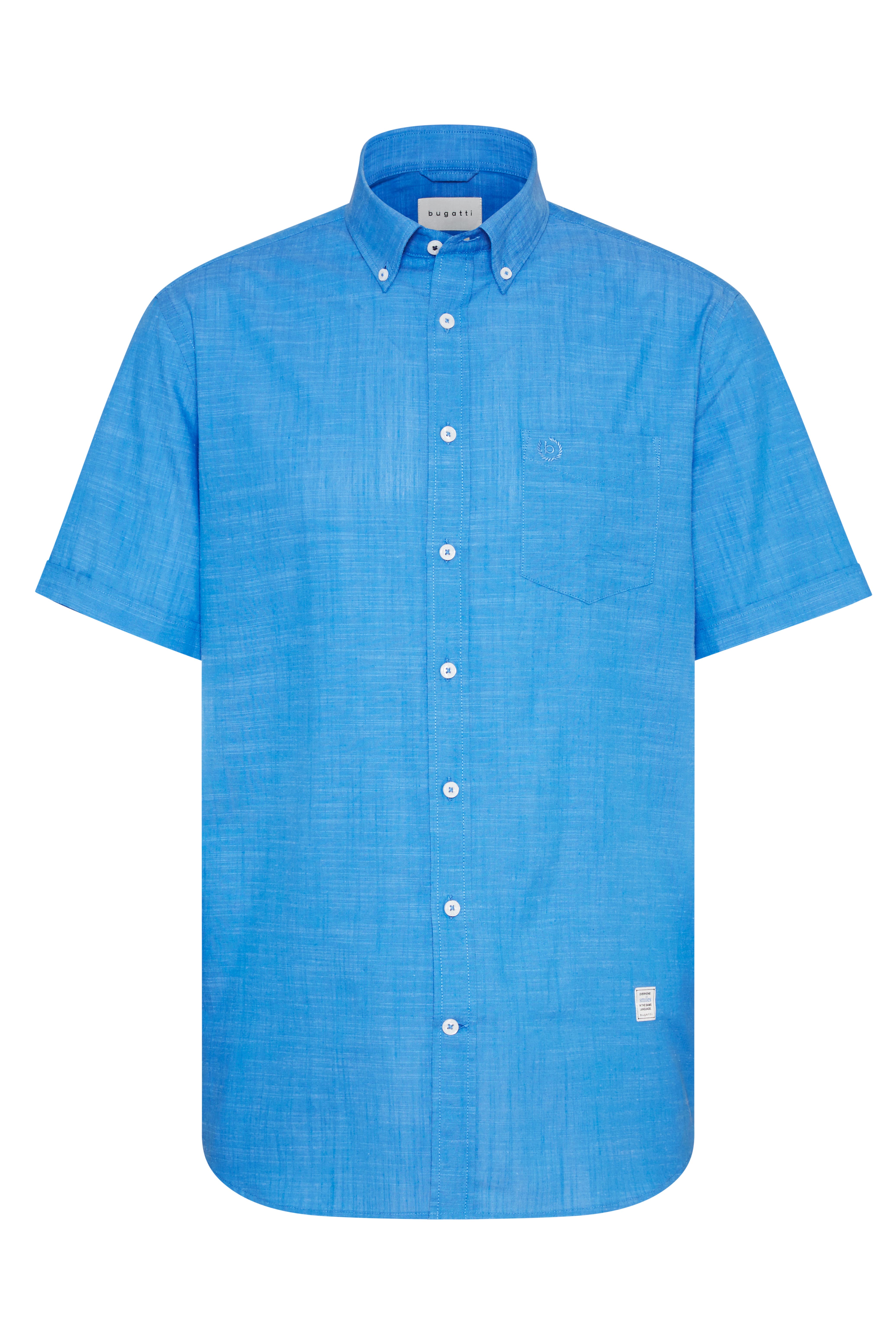 

Рубашка мужская Bugatti 9450 18330/360 синяя 3XL, 9450 18330/360