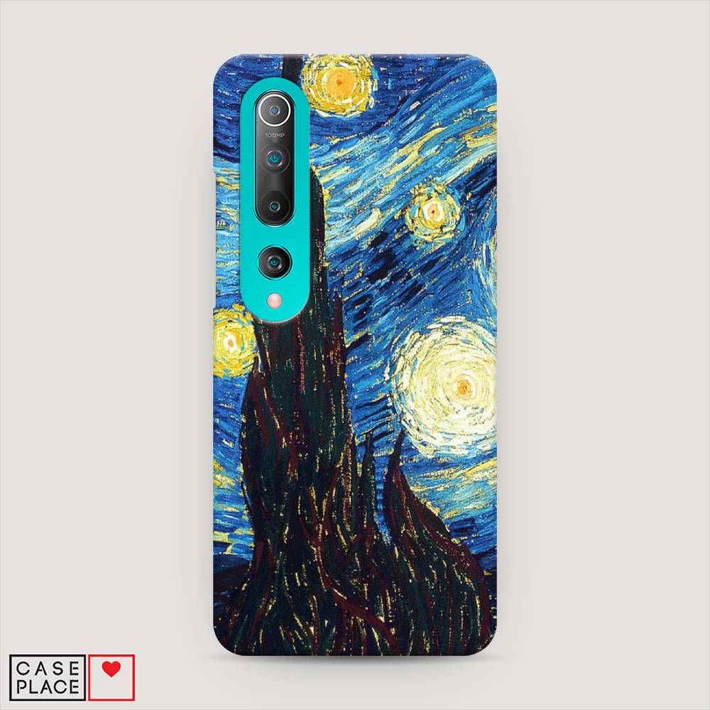 

Пластиковый чехол "Ван Гог Звездная ночь" на Xiaomi Mi 10, 37520-7