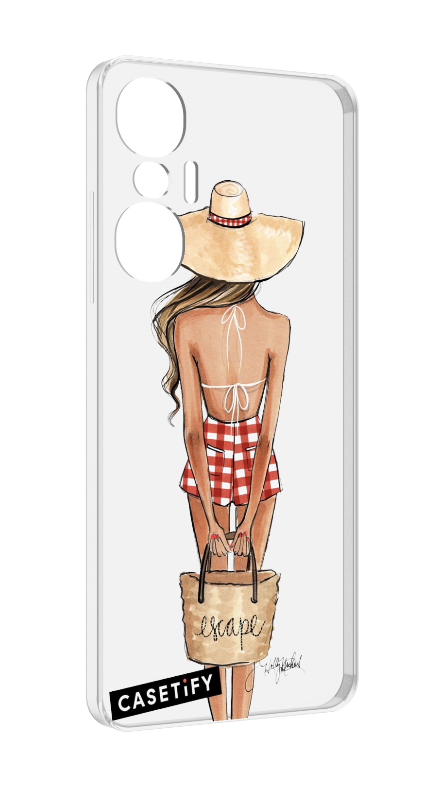 

Чехол MyPads CASETiFY женский для Infinix Hot 20S противоударный, Tocco