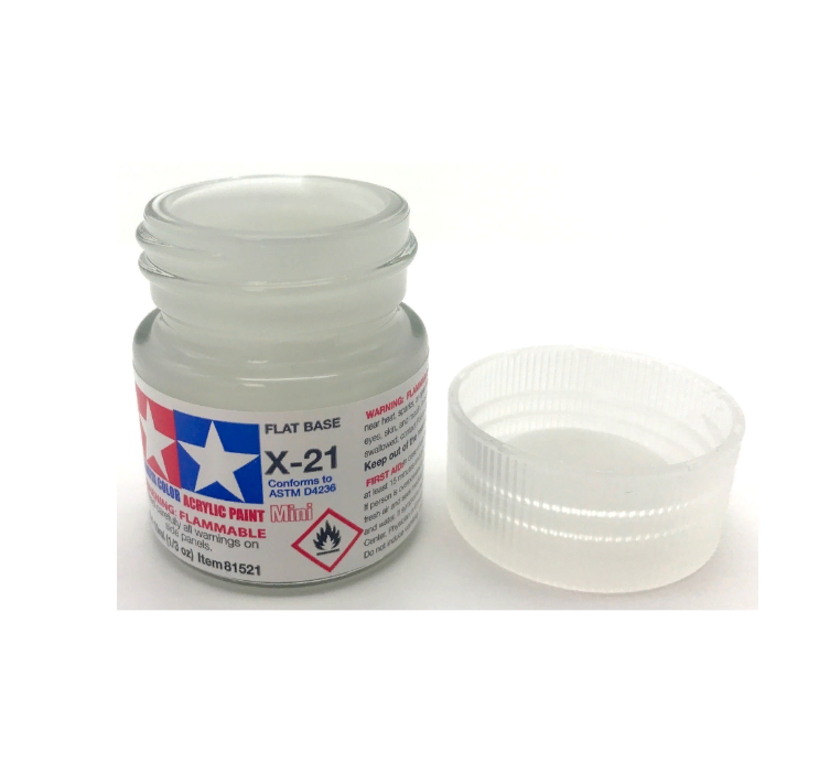 

81521 Tamiya X-21 Flat Base (Добавка для матов.цвета)акрил.10мл