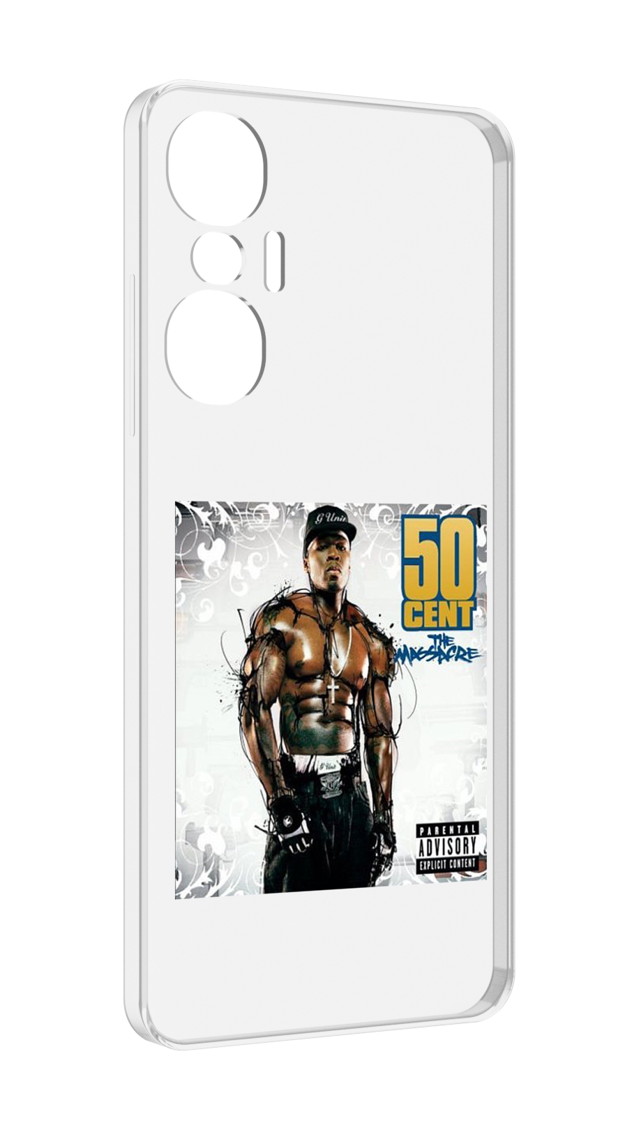 

Чехол MyPads 50 Cent - The Massacre для Infinix Hot 20S противоударный, Tocco