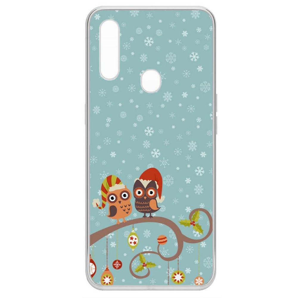 

Чехол-накладка Krutoff Clear Case Совушки для Oppo A31