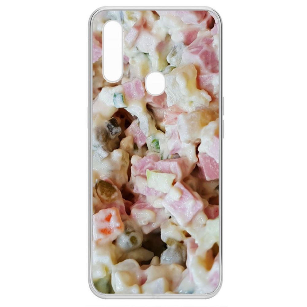 

Чехол-накладка Krutoff Clear Case Оливье для Oppo A31