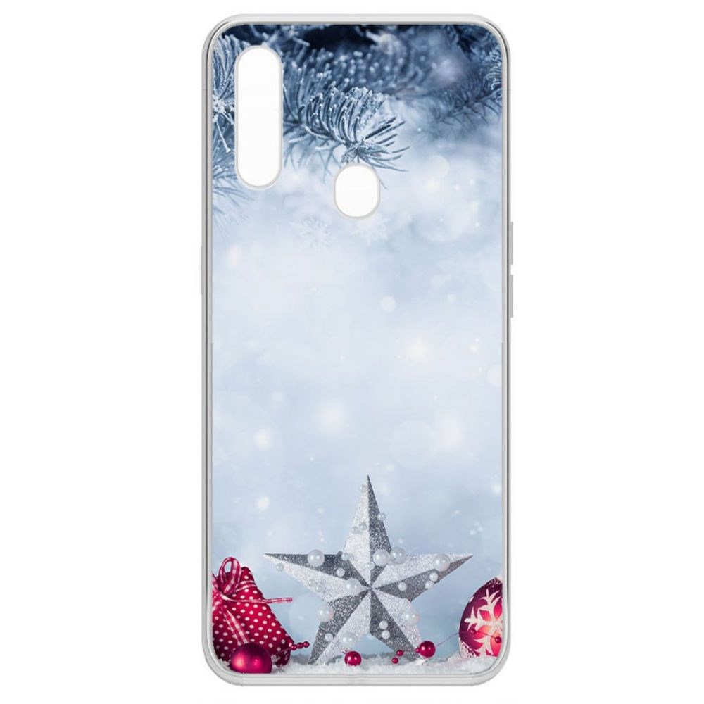 

Чехол-накладка Krutoff Clear Case Новогодняя звезда для Oppo A31