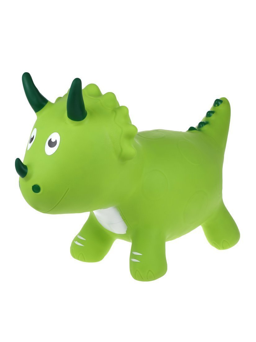 Игрушка животное-прыгун Moby Kids Динозаврик, зелёный, 1.4 кг животное прыгун moby kids единорог с блёстками 802077