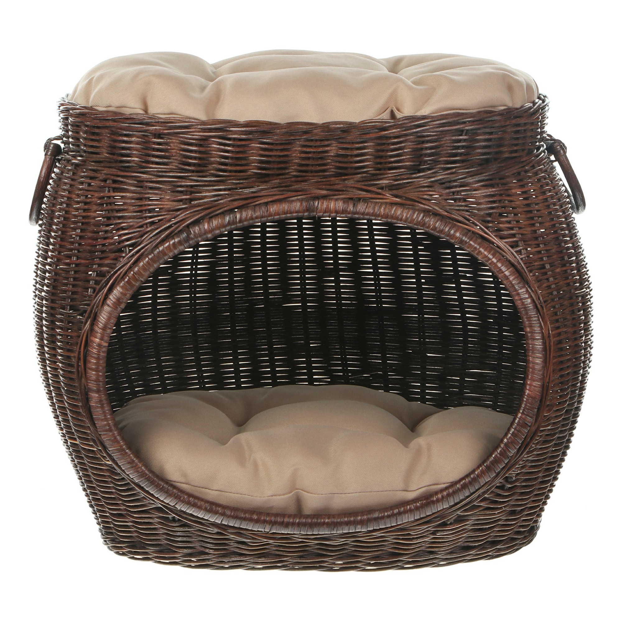 Домик с лежанкой для животного Rattan grand Pet 50 х 40 х 45 см ротанг