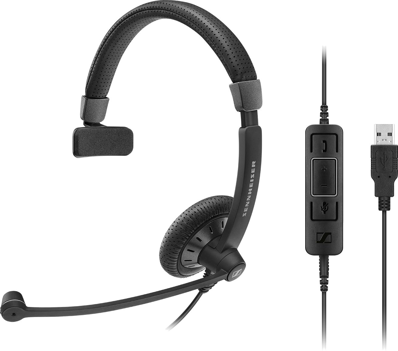 фото Гарнитура epos sennheiser impact sc 45 usb ms single-sided hs usb & 3,5mm (1000634)