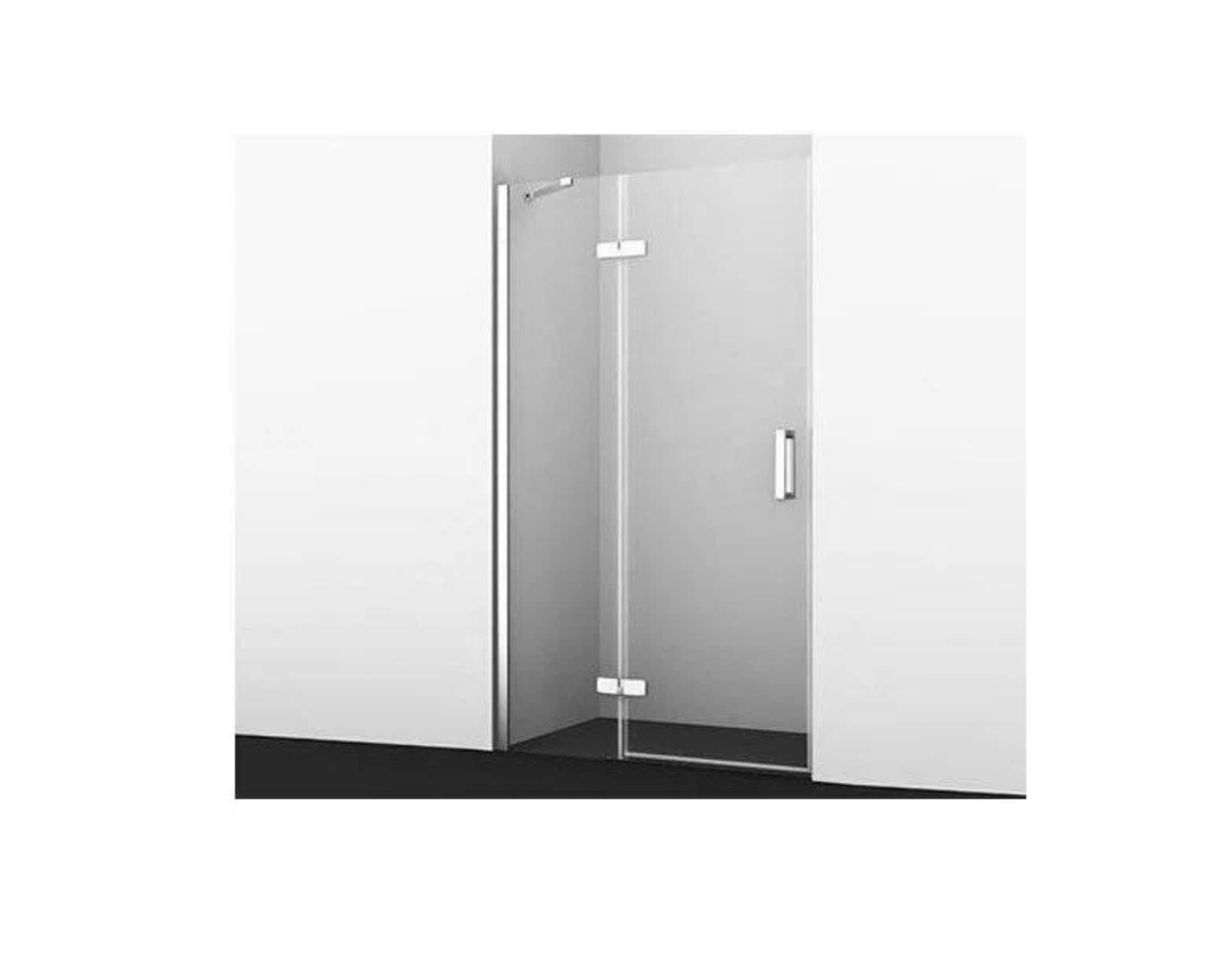 фото Душевая дверь в нишу wasserkraft aller white 10h05lb 120 см