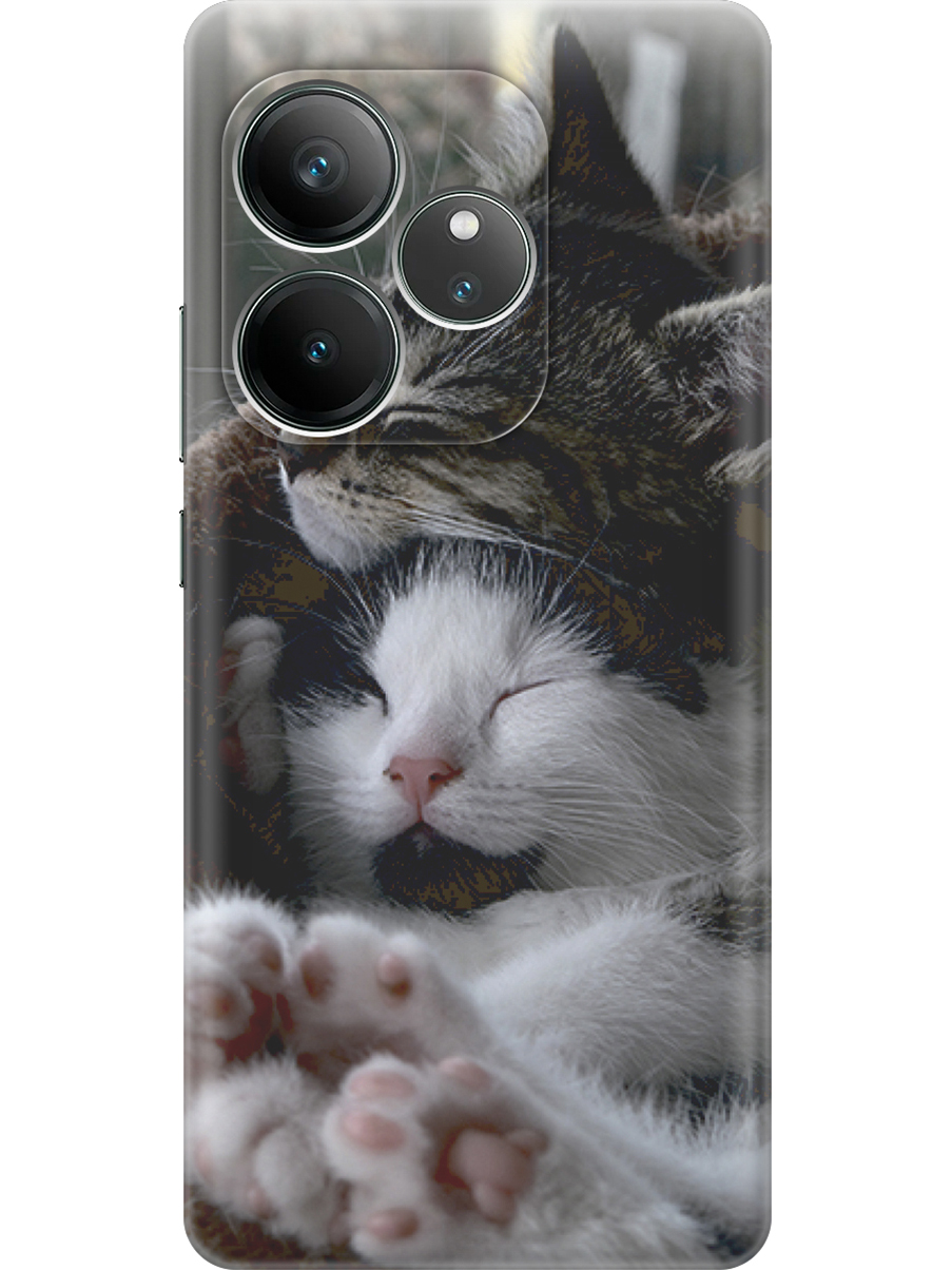 

Силиконовый чехол на Realme GT 6 / GT 6T / GT Neo 6 / GT Neo 6 SE с принтом 810724, Прозрачный;белый;коричневый;черный, 783984411