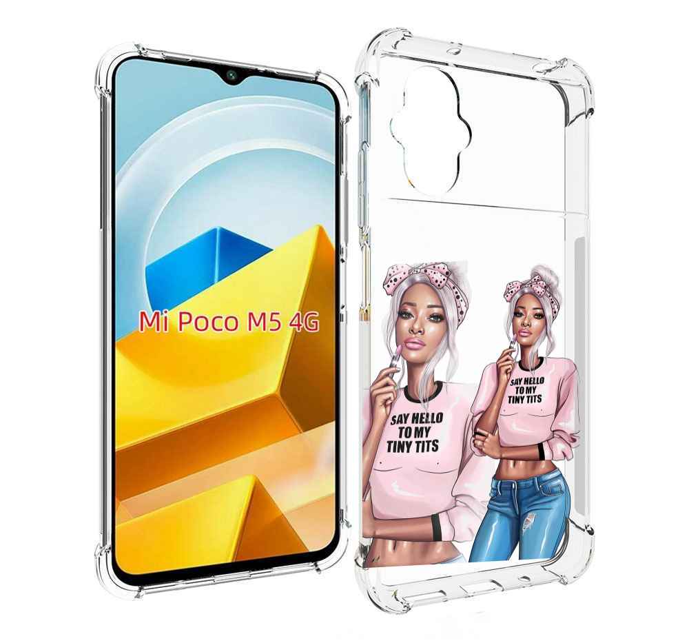 

Чехол Mypads Девушка-В-Розовой-Футболке Женский Для Xiaom, Прозрачный, Tocco