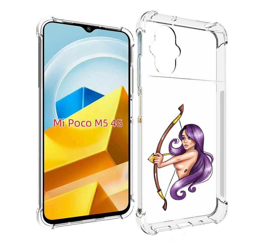 

Чехол MyPads Tocco для Xiaomi M5 Девушка-Стрелец женский, Прозрачный, Tocco