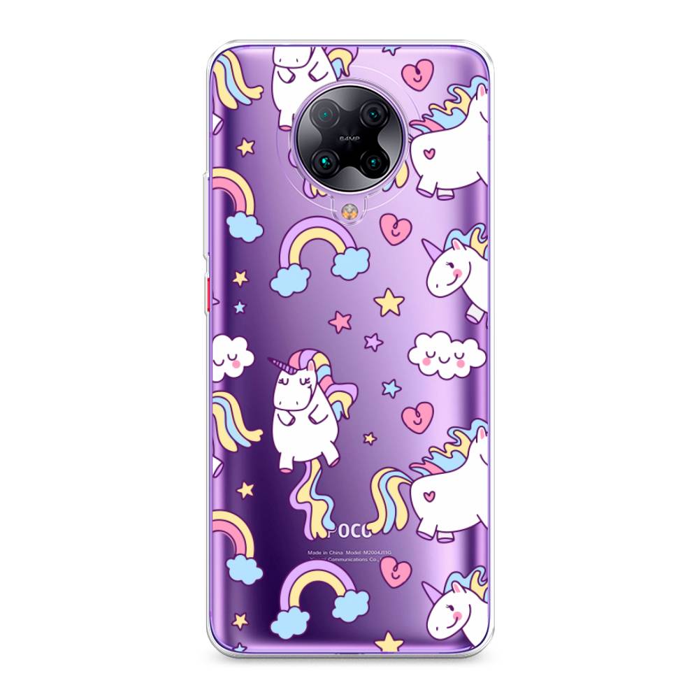 фото Силиконовый чехол "sweet unicorns dreams" на xiaomi poco f2 pro awog