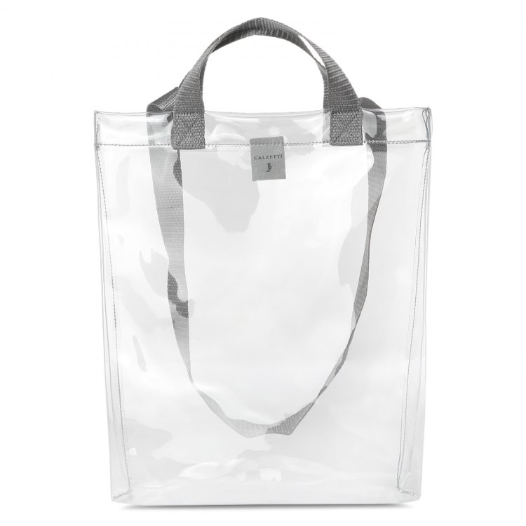 

Сумка шоппер женская Calzetti TRANSPARENT SHOPPER, бесцветный, TRANSPARENT SHOPPER