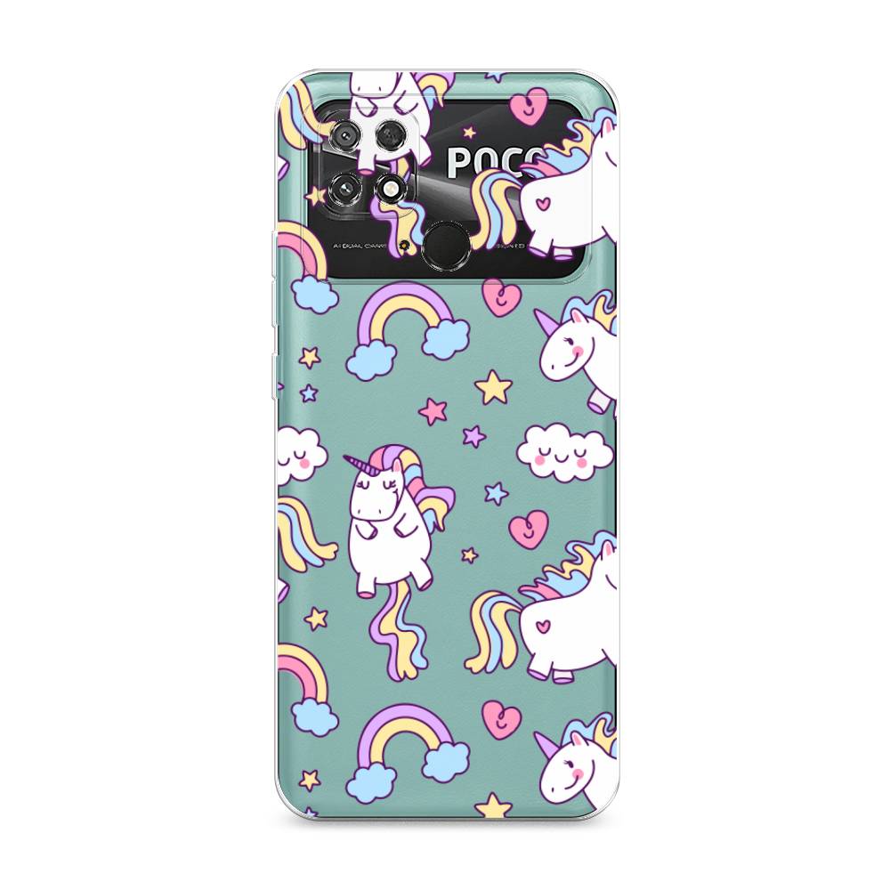 

Силиконовый чехол "Sweet unicorns dreams" на Xiaomi Poco C40, Sweet unicorns dreams