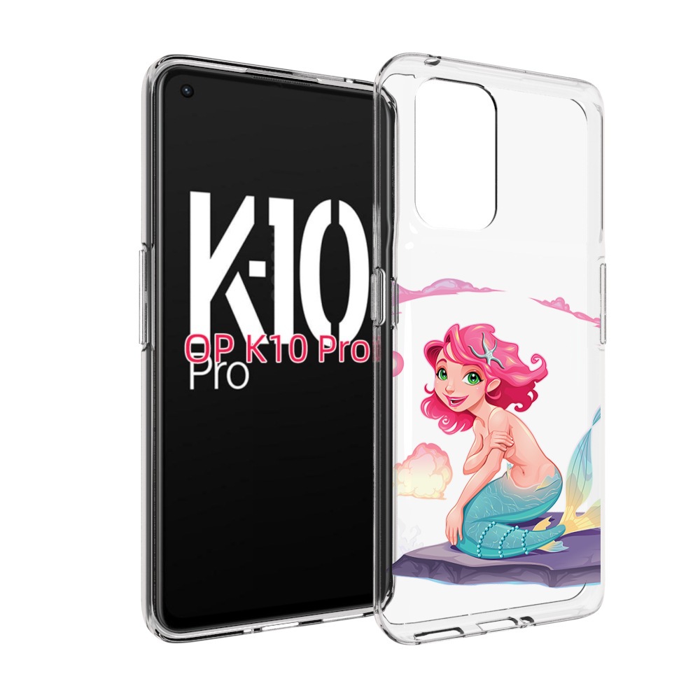 

Чехол MyPads русалочка для OPPO K10 Pro, Прозрачный, Tocco