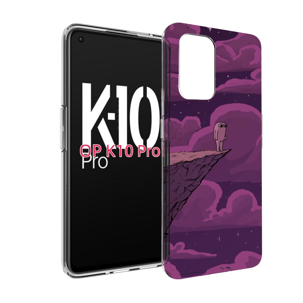 

Чехол MyPads розовая-фасолька для OPPO K10 Pro, Прозрачный, Tocco