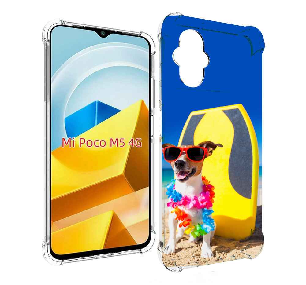 

Чехол MyPads Tocco для Xiaomi M5 Гавайская-собака, Прозрачный, Tocco