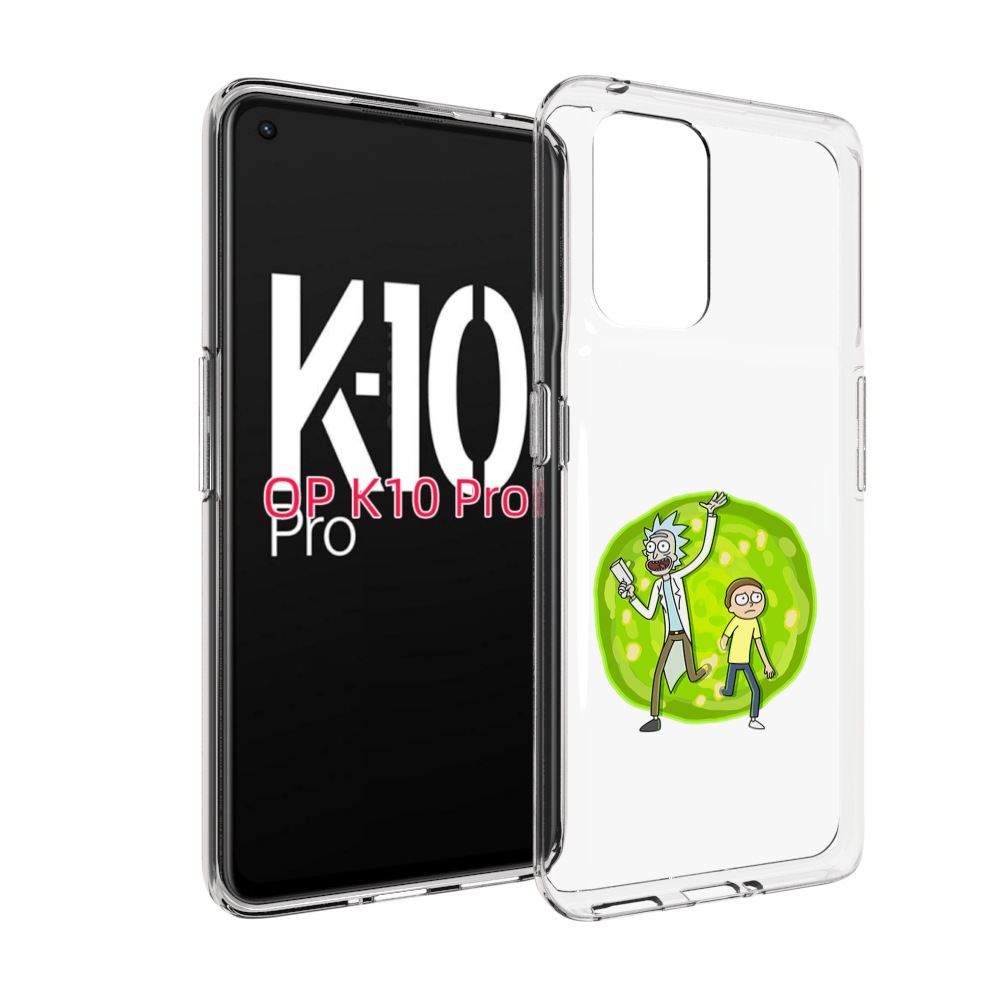 

Чехол MyPads рик-и-морти-в-кружке для OPPO K10 Pro, Прозрачный, Tocco