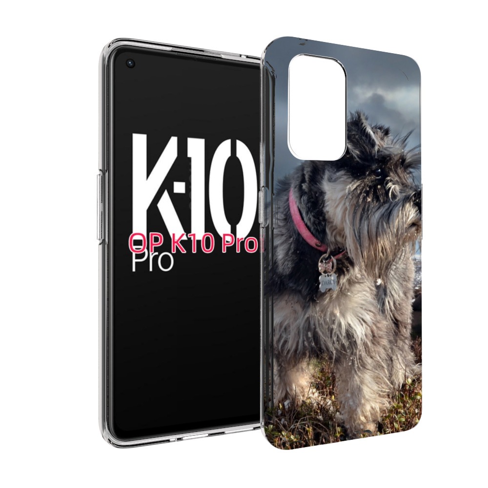

Чехол MyPads ризеншнауцер 2 для OPPO K10 Pro, Прозрачный, Tocco