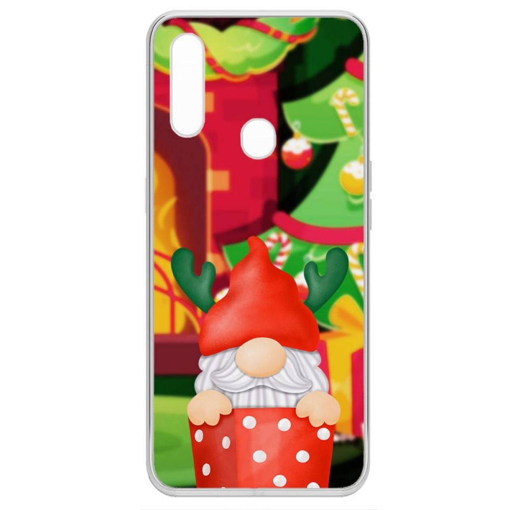 

Чехол-накладка Krutoff Clear Case Гном для Oppo A31