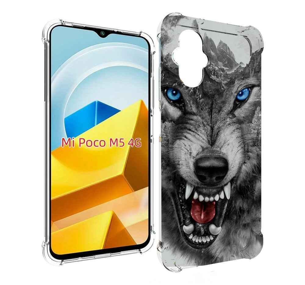 

Чехол MyPads Tocco для Xiaomi M5 Волк-частица мужской, Прозрачный, Tocco