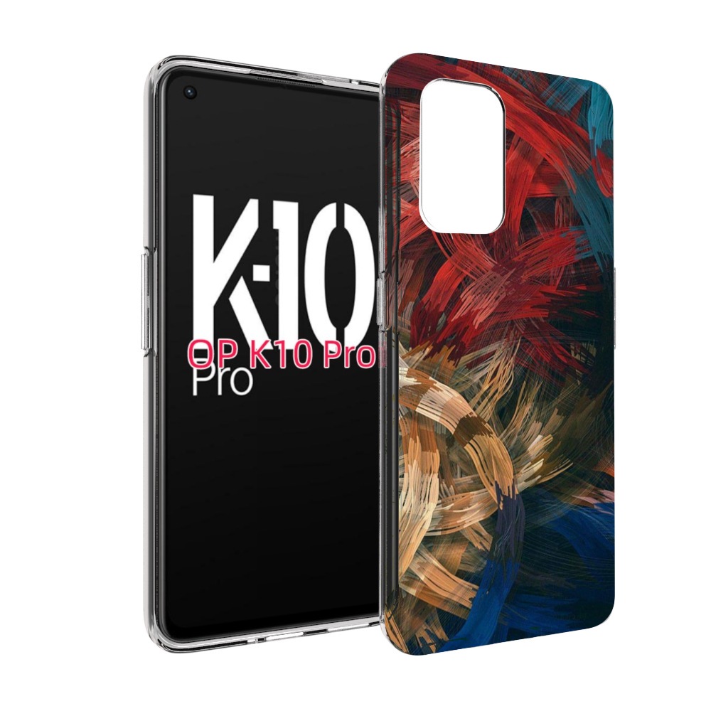 

Чехол MyPads раскрашенная медь для OPPO K10 Pro, Прозрачный, Tocco