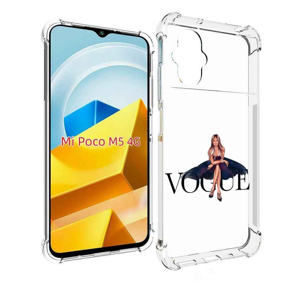 

Чехол MyPads Tocco для Xiaomi M5 Вог-девушка женский, Прозрачный, Tocco