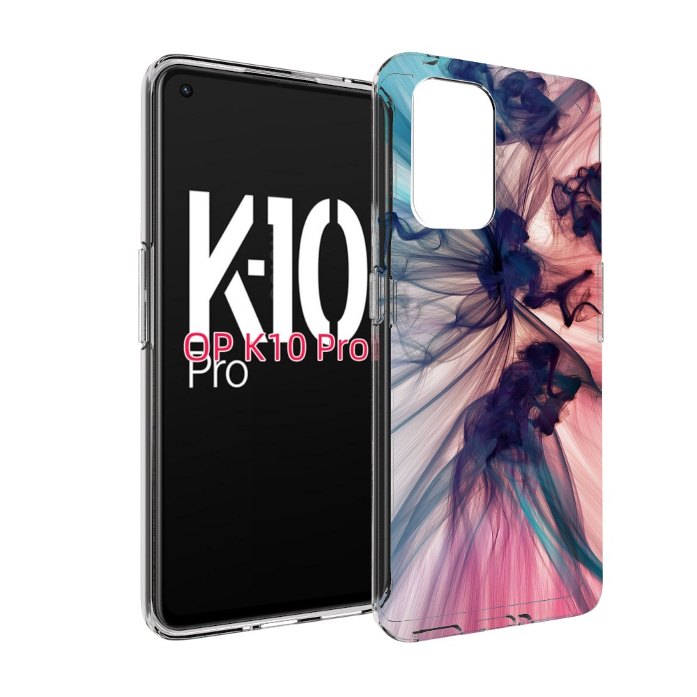 

Чехол MyPads разноцветный дым для OPPO K10 Pro, Прозрачный, Tocco