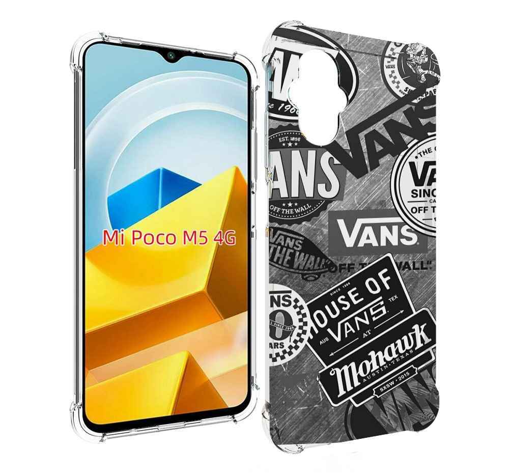 

Чехол Mypads Ванс-Постер Для Poco M5 Противоударный, Прозрачный, Tocco