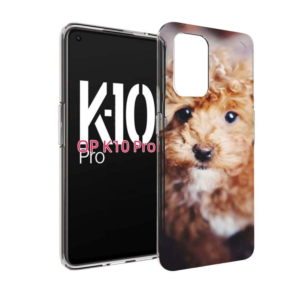 

Чехол MyPads пудель для OPPO K10 Pro, Прозрачный, Tocco