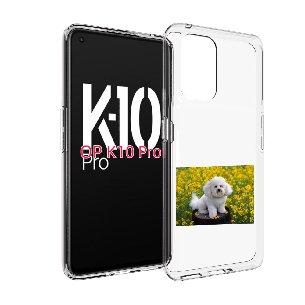 

Чехол MyPads пудель белыи для OPPO K10 Pro, Прозрачный, Tocco