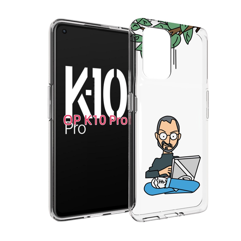 

Чехол MyPads программист для OPPO K10 Pro, Прозрачный, Tocco