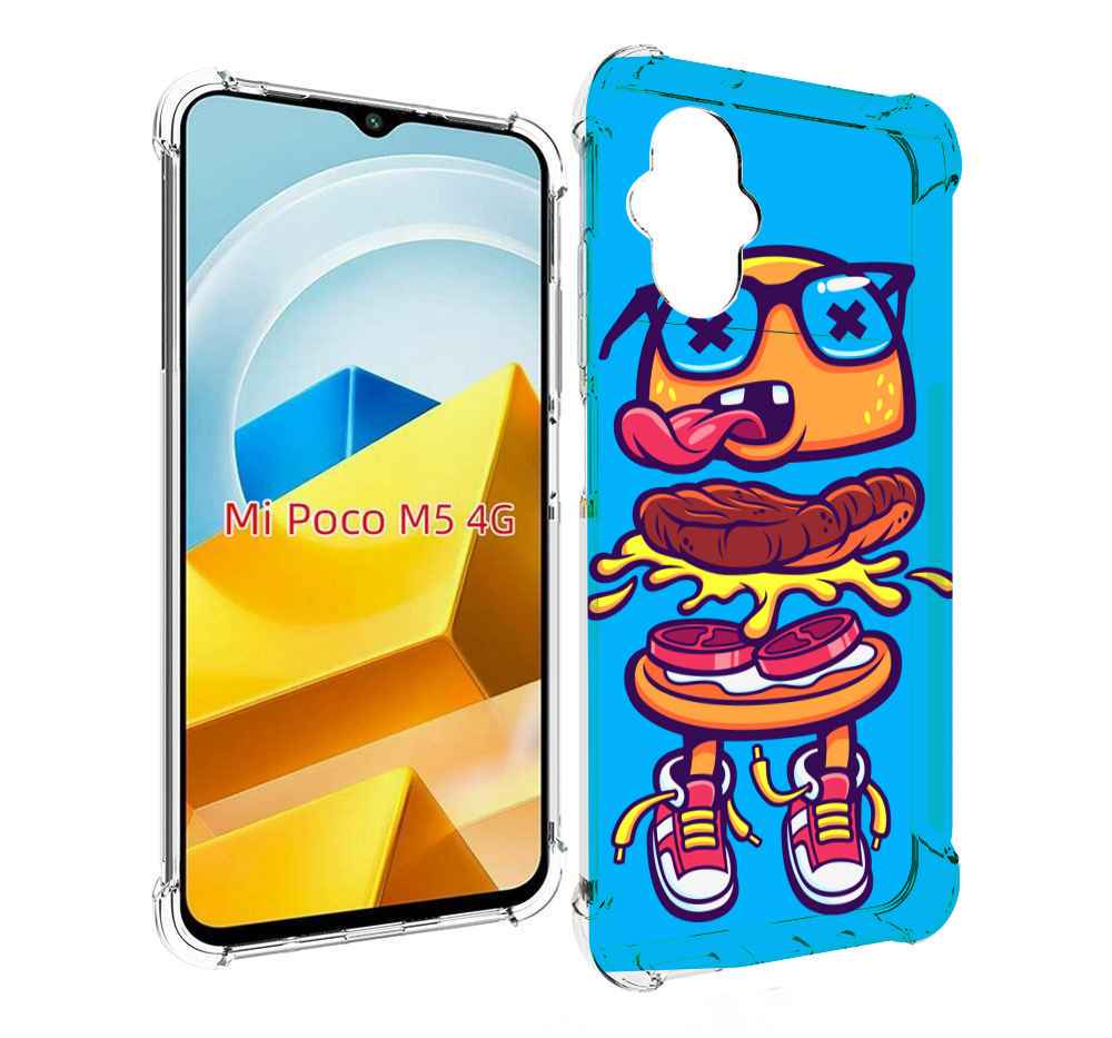 

Чехол MyPads Tocco для Xiaomi M5 Бургер с очками, Прозрачный, Tocco
