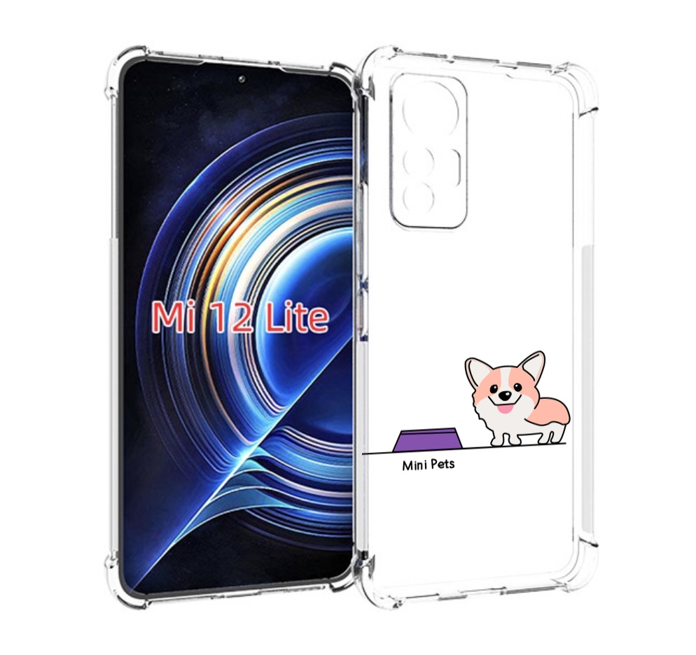

Чехол MyPads мини-питомец детский для Xiaomi 12 Lite, Прозрачный, Tocco