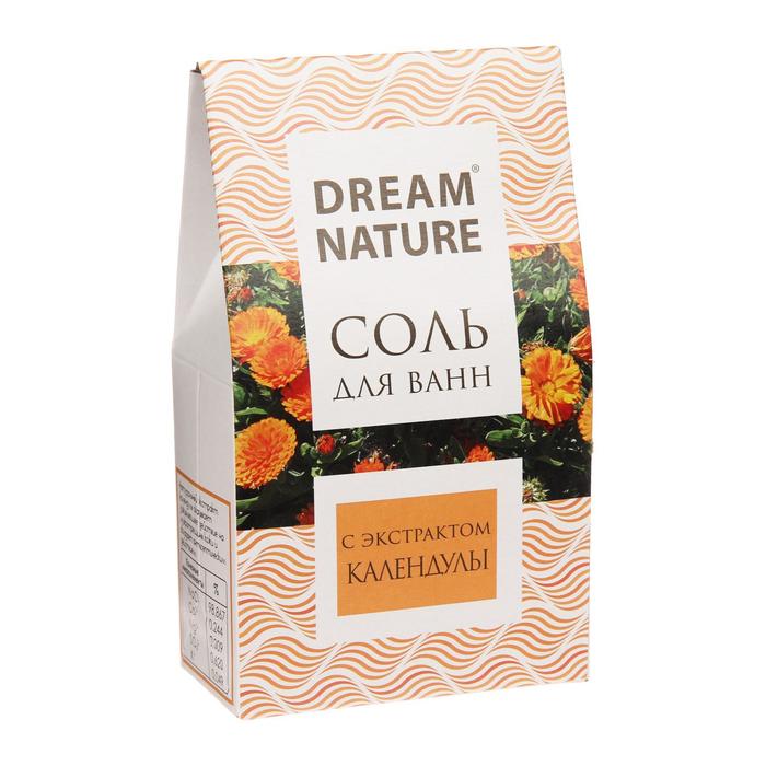 фото Природная соль для ванн dream nature, календула, 500 г nobrand