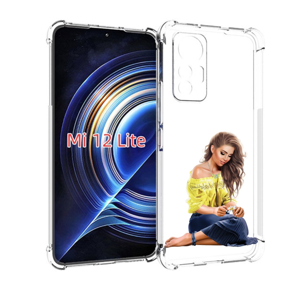 

Чехол MyPads миленькая-девочка женский для Xiaomi 12 Lite, Прозрачный, Tocco