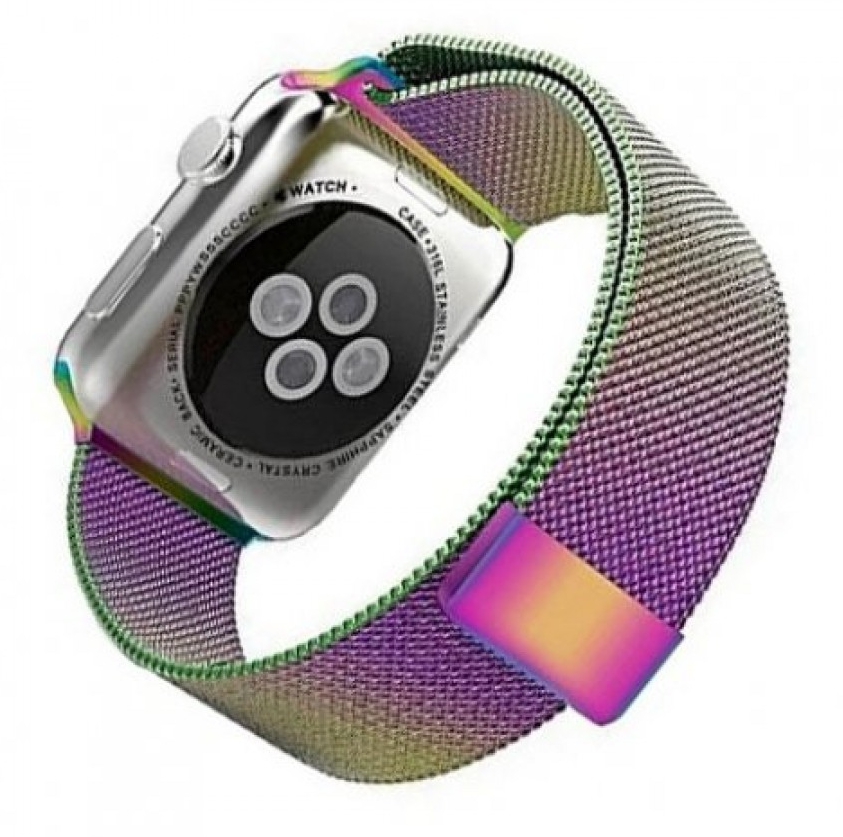 

Ремешок миланcкий из нержавеющей стали для Apple Watch 42/44мм (21), хамелеон, на