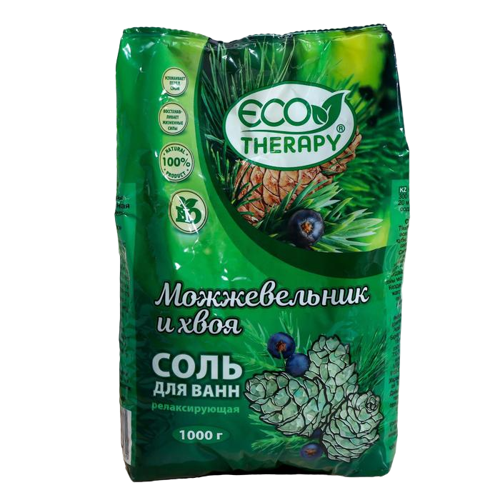 фото Соль для ванн eco therapy "можжевельник и хвоя", 1 кг ecotherapy