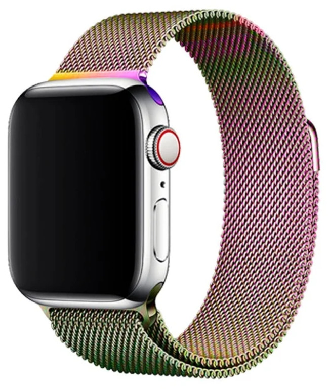 

Ремешок миланcкий из нержавеющей стали для Apple Watch 38/40мм (21), хамелеон, на