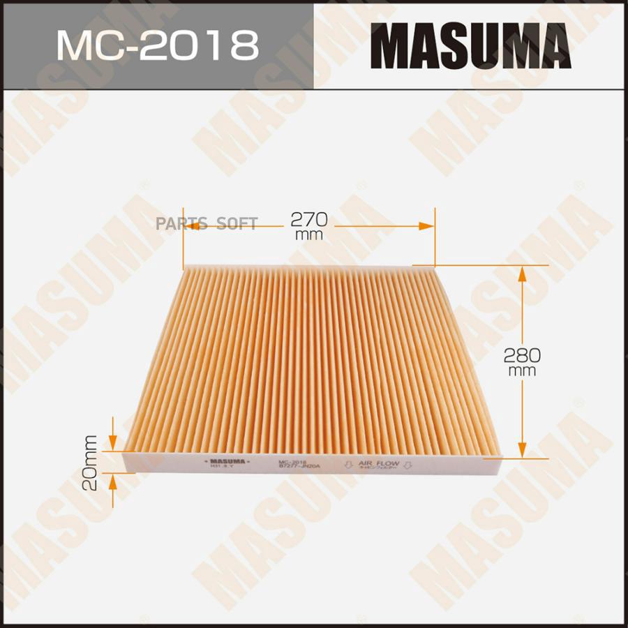

Фильтр Салона Masuma Mc-2018 Masuma арт. MC-2018