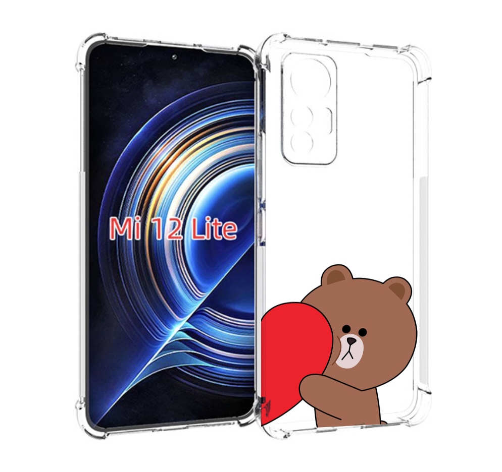 

Чехол MyPads медвежонок детский для Xiaomi 12 Lite, Прозрачный, Tocco