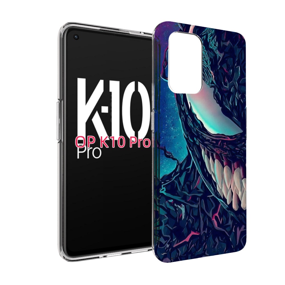

Чехол MyPads полу веном для OPPO K10 Pro, Прозрачный, Tocco