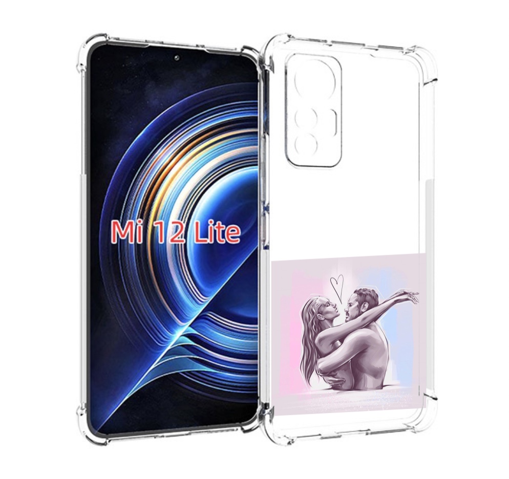 

Чехол MyPads любовные-тела для Xiaomi 12 Lite, Прозрачный, Tocco