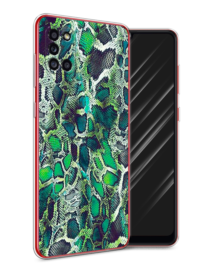 

Чехол Awog на Samsung Galaxy A31 / Самсунг A31 "Зеленая кожа змеи", Разноцветный, 2100350-3